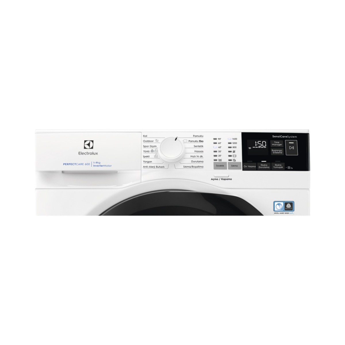 Electrolux EW6FN449BT 9 Kg 1400 Devir Beyaz Çamaşır Makinesi